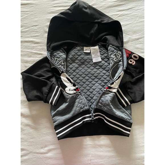 Disney Mickey Mause kids Long Sleeve Full Front Zipper Hoodie Jacket Top Size 4 - Picture 5 of 6